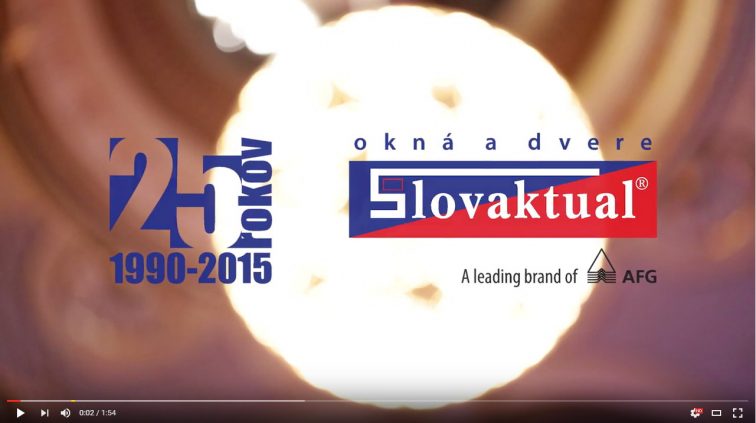 Video – Oslava 25 let společnosti Slovaktual