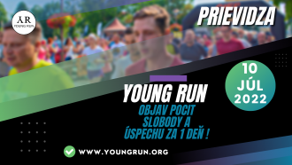 II. ročník behu YOUNG RUN v Prievidzi opäť s našou podporou